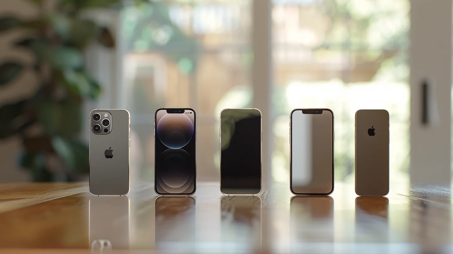 iPhone 6 et l'iPhone 12 Pro
