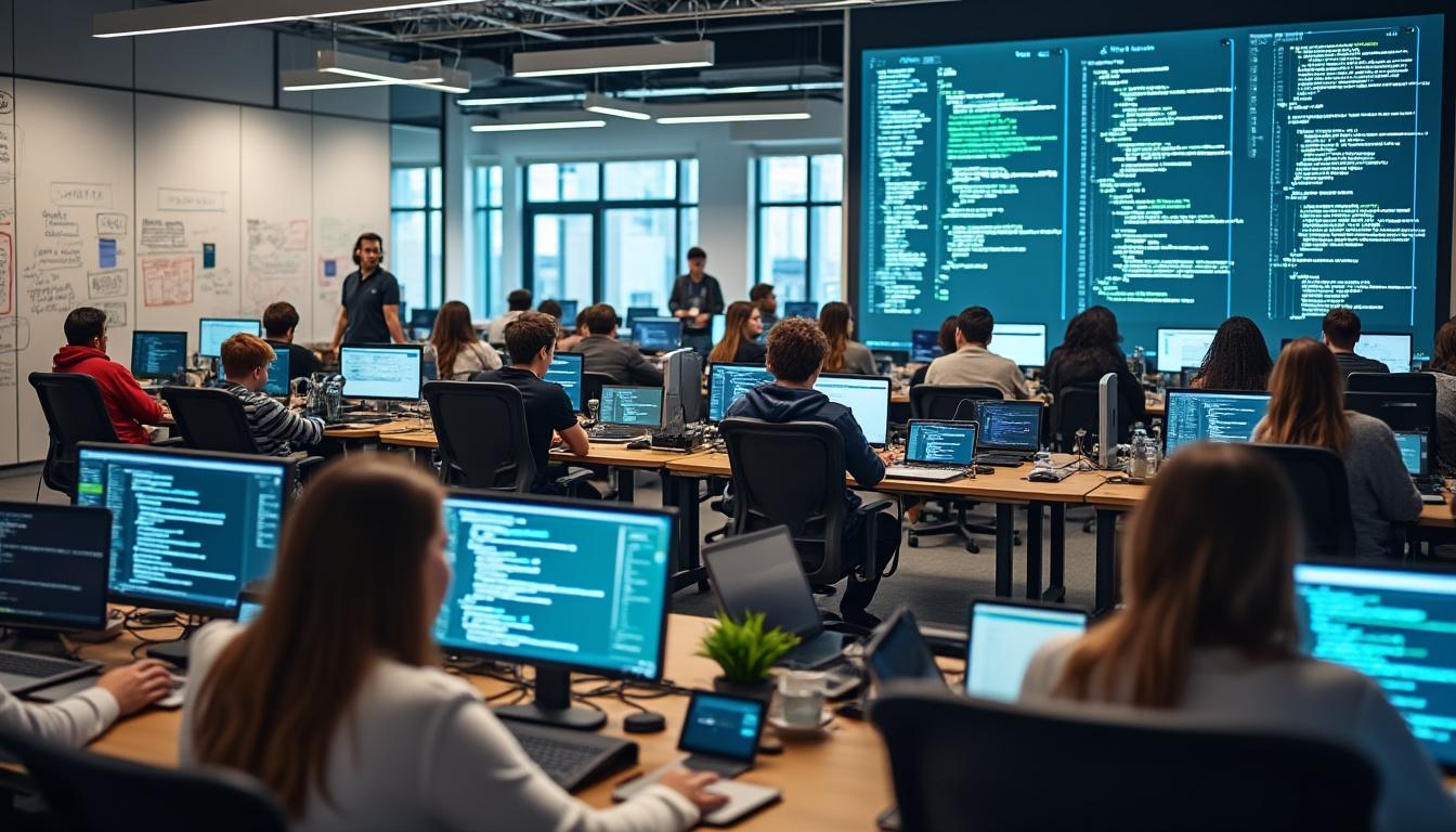 découvrez comment la formation continue pour développeur web peut propulser votre carrière vers de nouveaux sommets. investir dans votre développement professionnel est essentiel pour rester à jour avec les technologies émergentes et renforcer vos compétences. ne laissez pas passer cette opportunité d'évoluer dans un secteur en constante évolution.