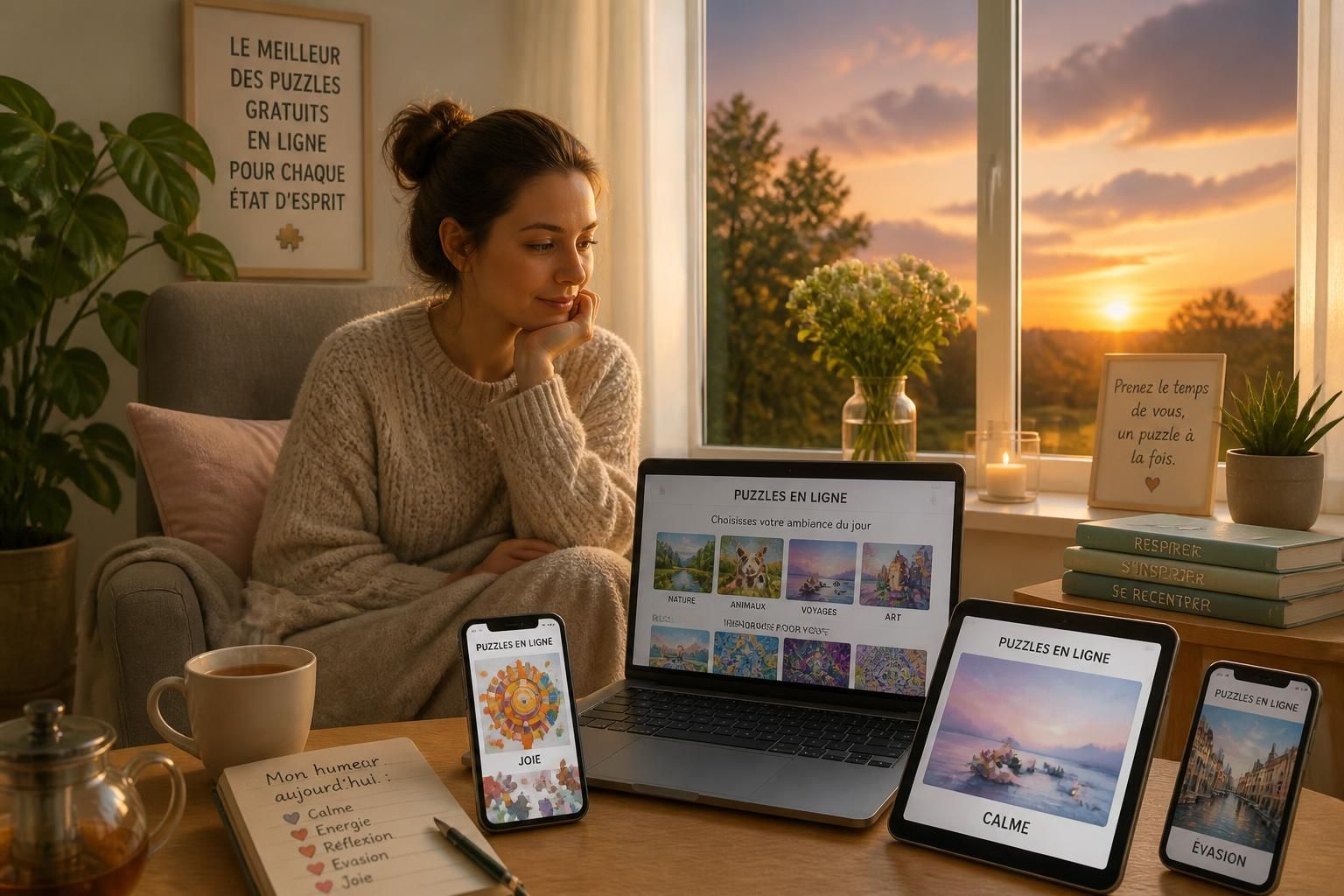 découvrez comment sélectionner les meilleurs puzzles gratuits en ligne adaptés à votre humeur du jour pour un moment de détente et de plaisir garanti.